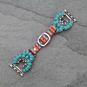 Large Western Squash Blossom Apple Watch Bands